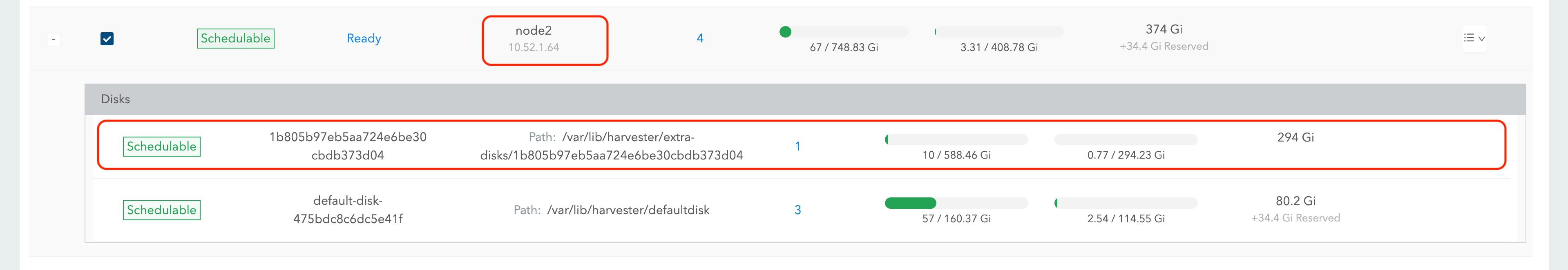 Check the removing disk